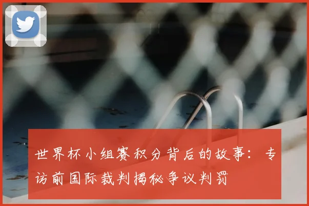 世界杯小组赛积分背后的故事:专访前国际裁判揭秘争议判罚