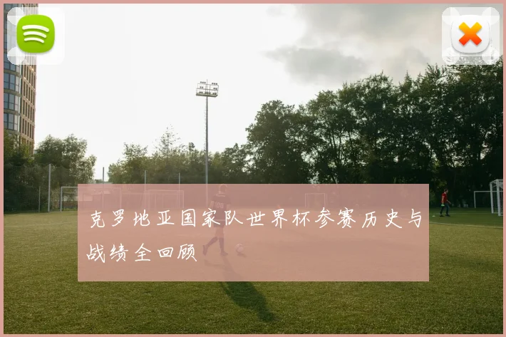 克罗地亚国家队世界杯参赛历史与战绩全回顾